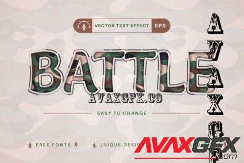 Battle - Editable Text Effect - 10297376