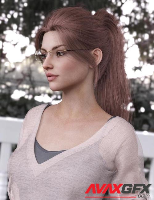 Elene Hair for Genesis 8 and 8.1 Females and Genesis 9