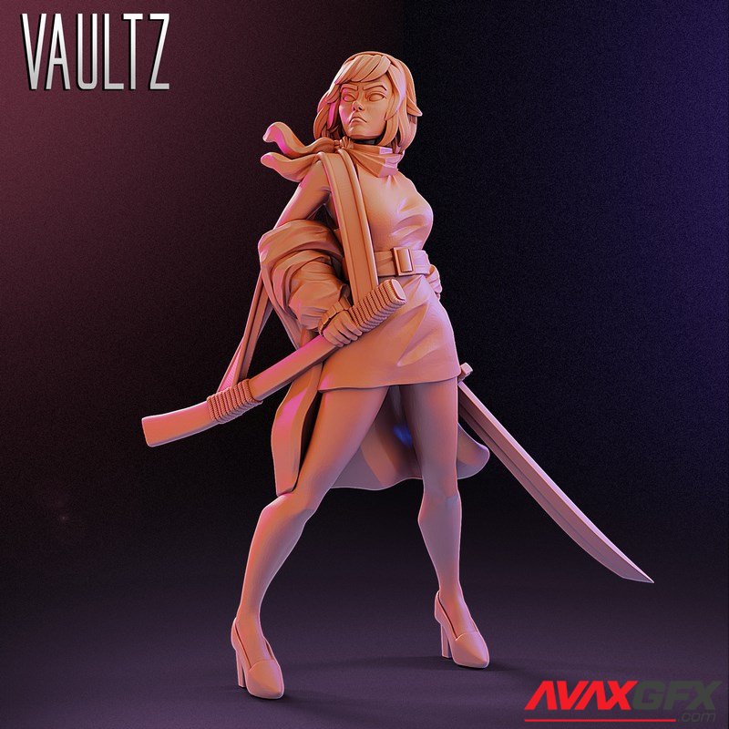 Vaultz Miniatures - Daphne - 3D Print Model STL