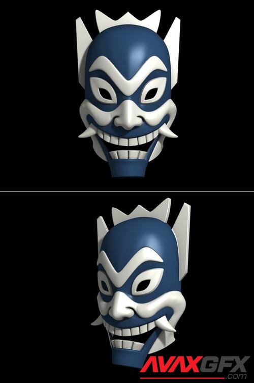 Blue Spirit Mask - Avatar The Last Airbender – 3D Print