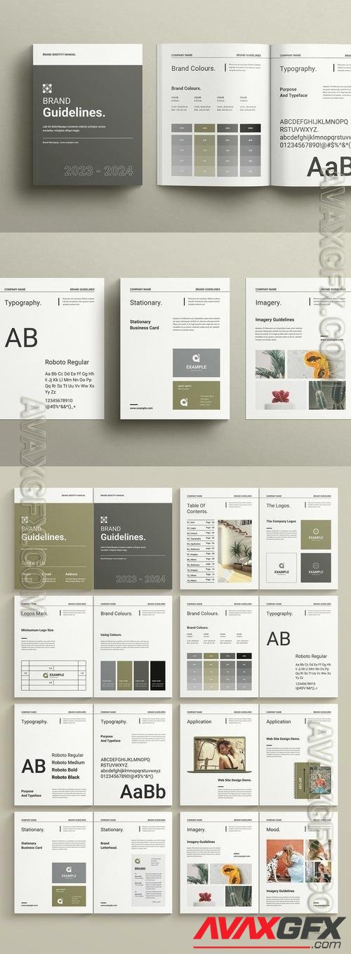 AdobeStock - Brand Guidelines Layout 534296415