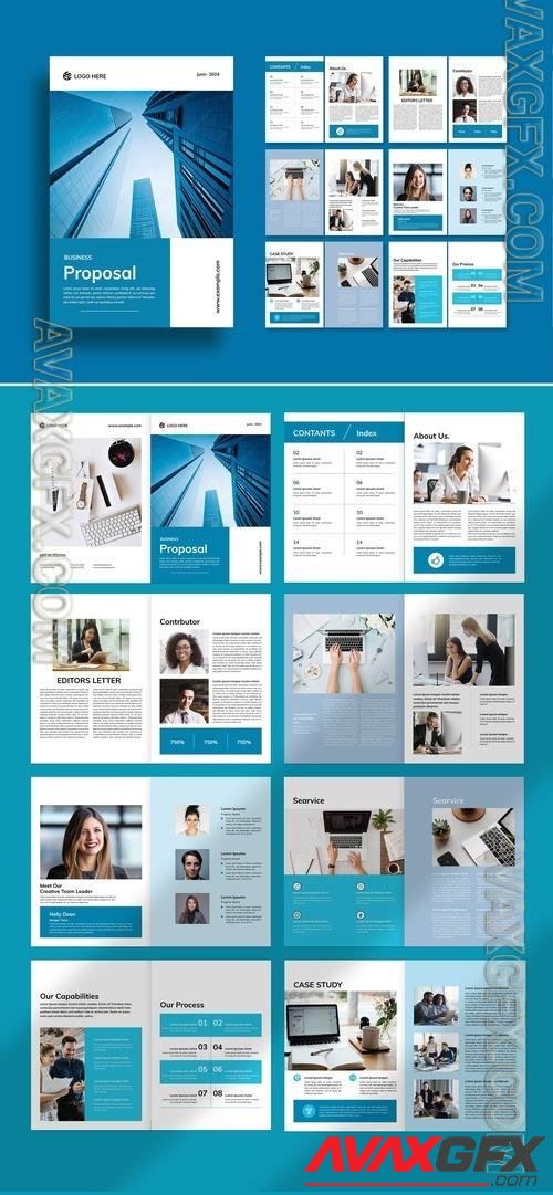 AdobeStock - Business Proposal Layout 529497838