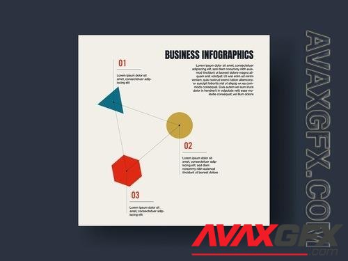 AdobeStock - Business Points Triangular Infographics 532543900