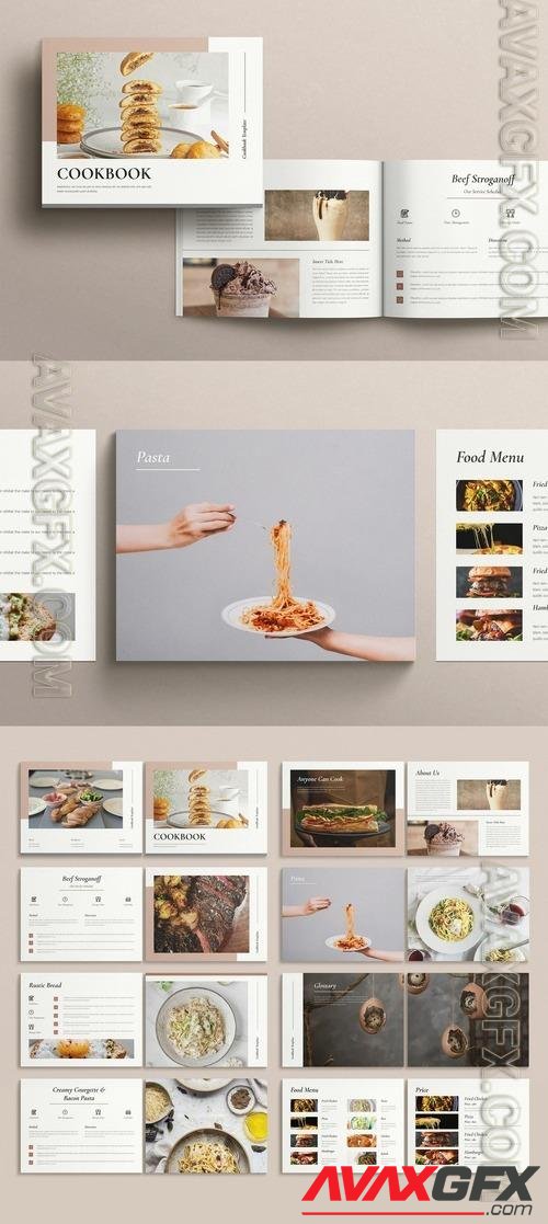 AdobeStock - Cookbook Layout - Landscape 529497609