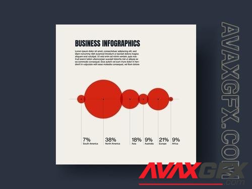 AdobeStock - Business Market Distribution Infographics Layout 532543904