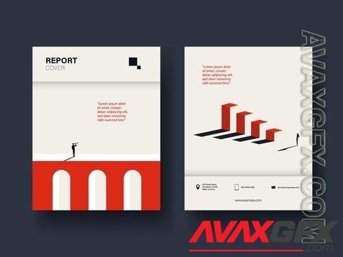 AdobeStock - Vision and Growth Business Report Cover Layout 532543901