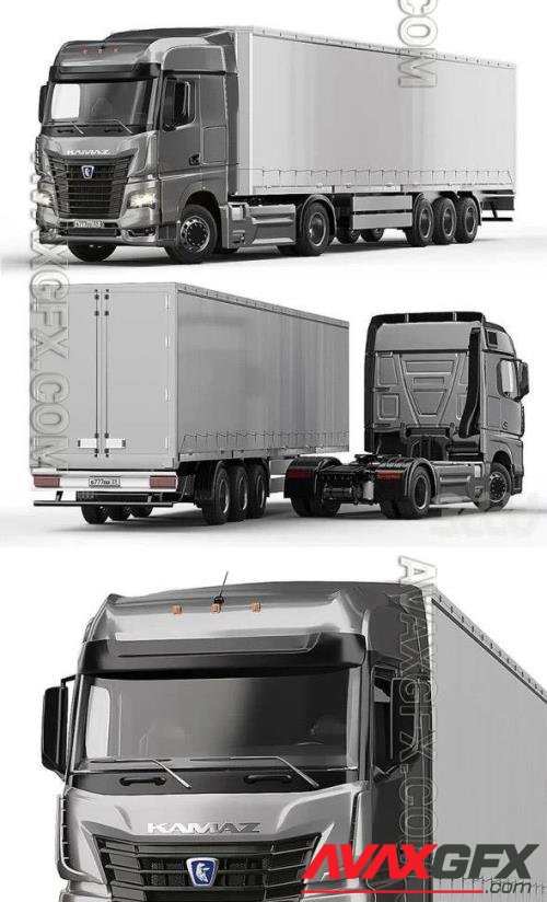 KAMAZ 54901 truck 3D Models