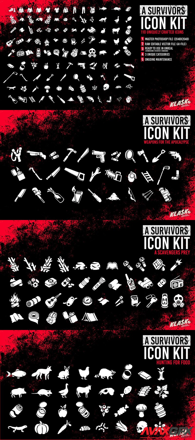 A Survivors Icon Kit