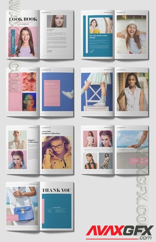 AdobeStock - Look Book Layout 517754198