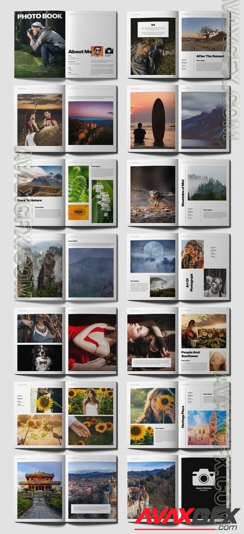 AdobeStock - Photography Album Book Layout 517754204