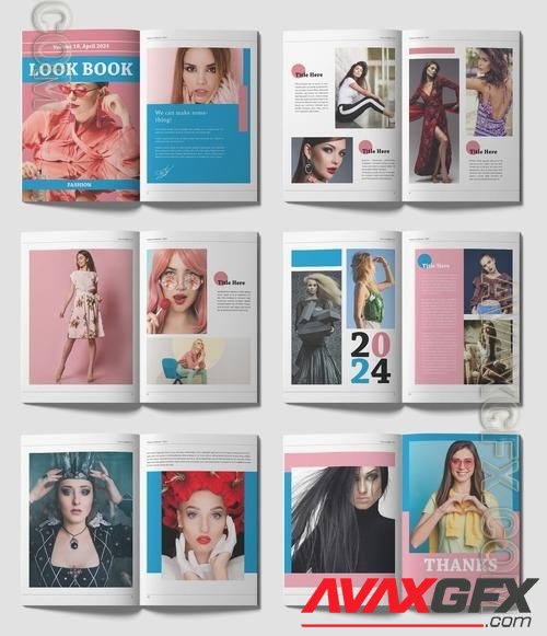 AdobeStock - Look Book Portfolio Layout 517754209