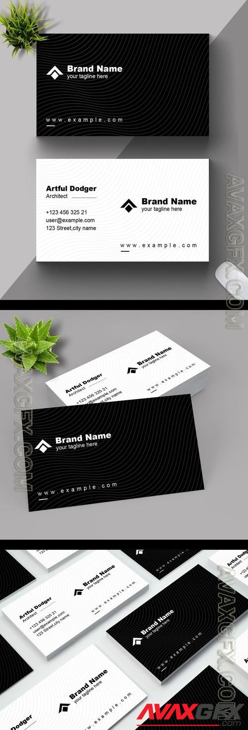 AdobeStock - Simple Business Card Layout 517754216