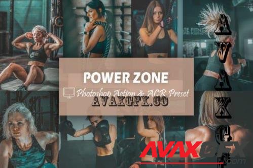 12 Power Zone Photoshop Actions And ACR Presets, Athletic - 2240283