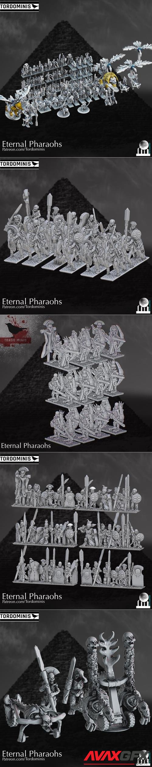 Tordominis - Eternal Pharaohs - Full Army – 3D Print