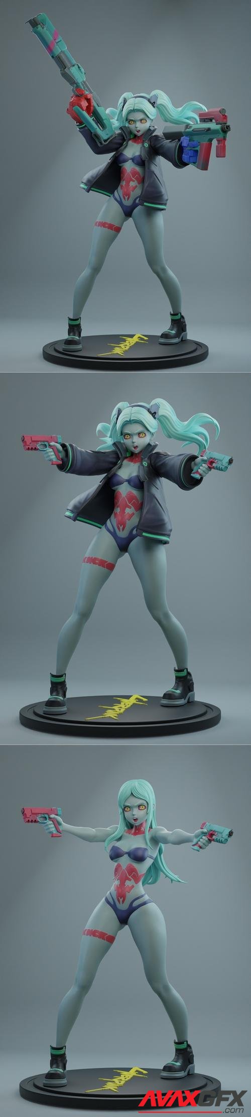 Cyberpunk Edgerunner Rebecca – 3D Print