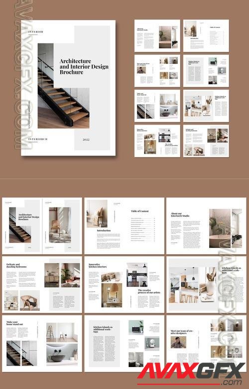 AdobeStock - Interior Brochure Layout 501401895