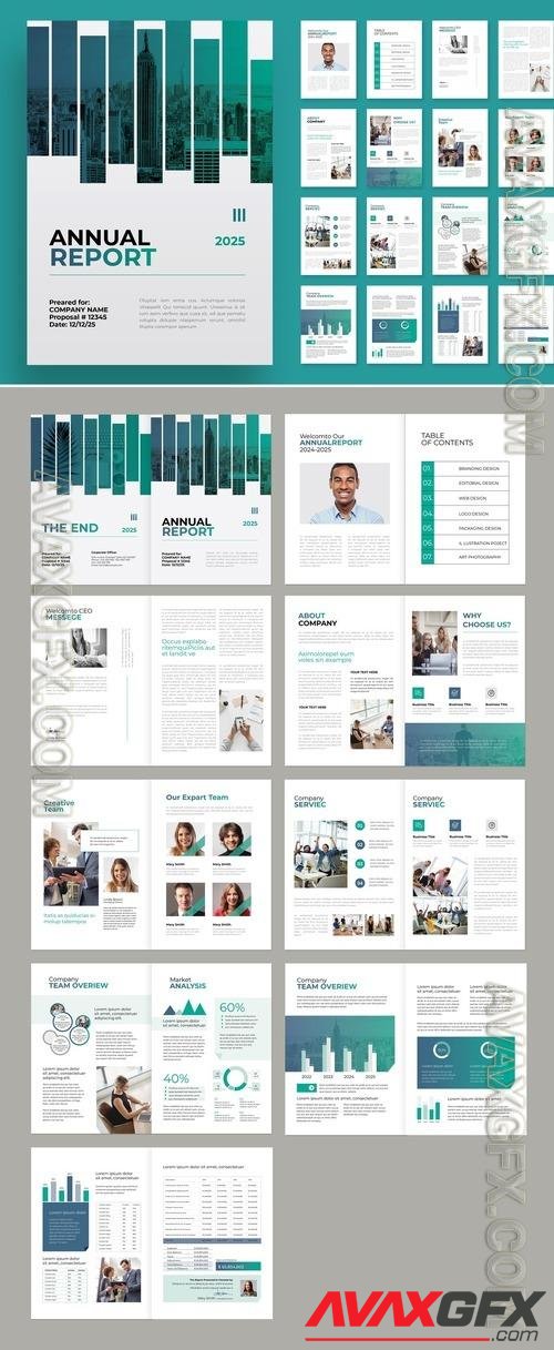 AdobeStock - Annual Report Layout 500989903