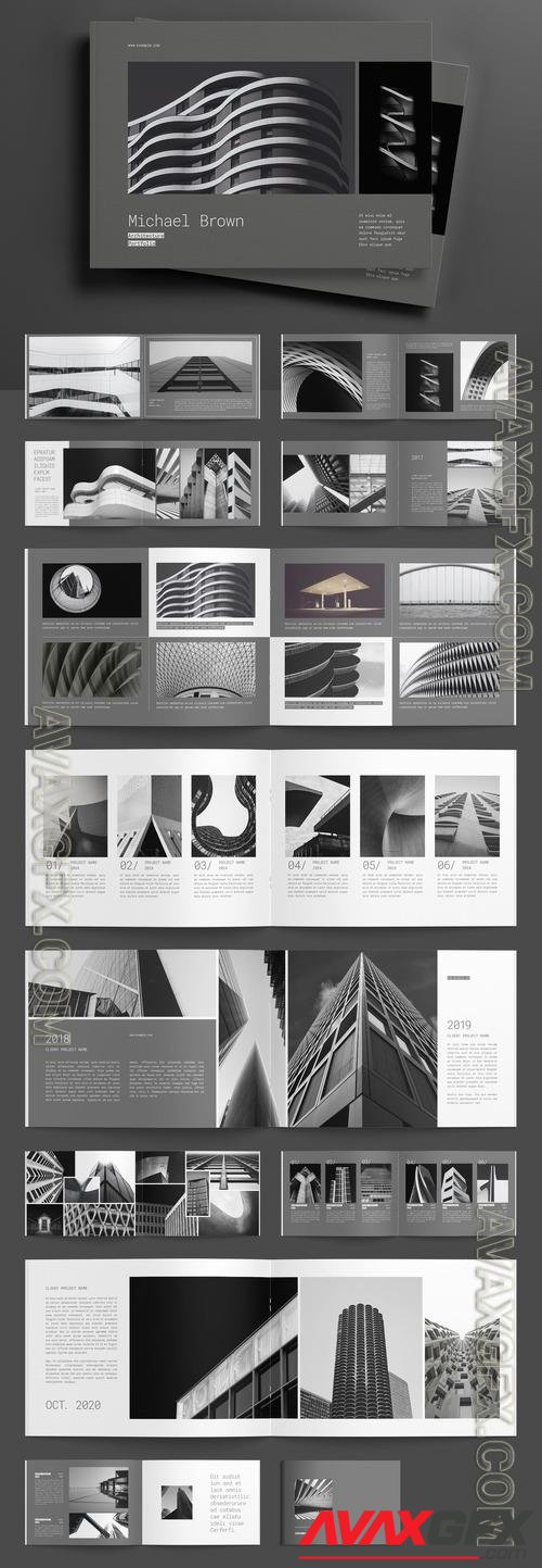 AdobeStock - Architecture Portfolio Layout 493529840