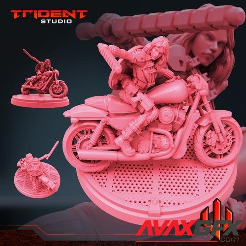 Trident Studio - Black Scarlet Multiverse D – 3D Print