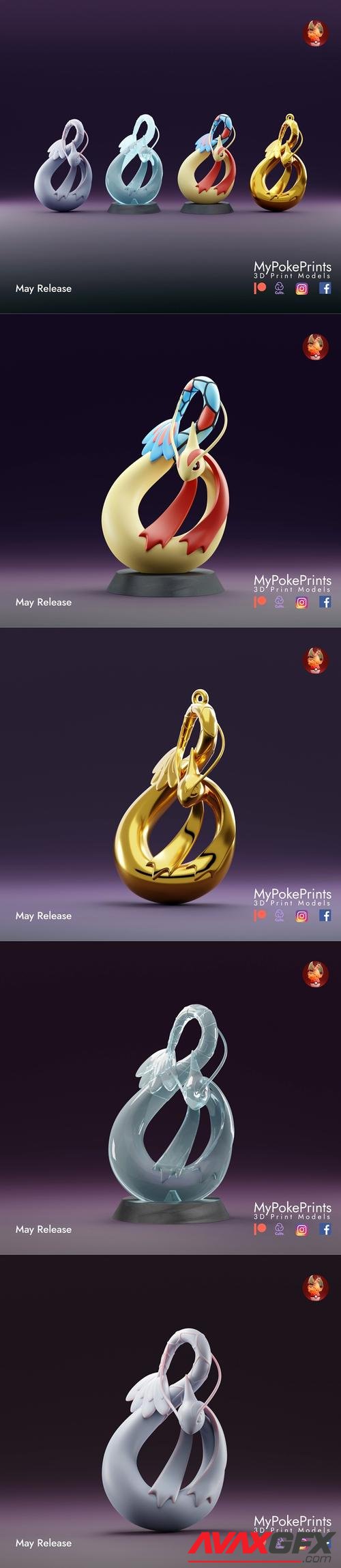 Milotic (Ornament) – 3D Print