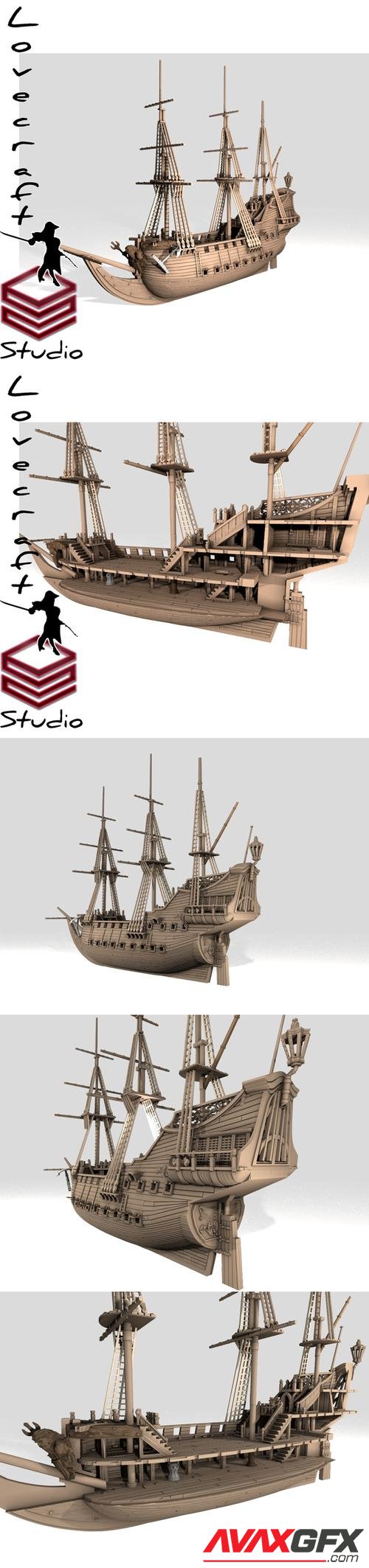 SG Galleon – 3D Print