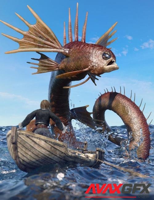 EArkham's ZWorld Ocean Sea Serpent