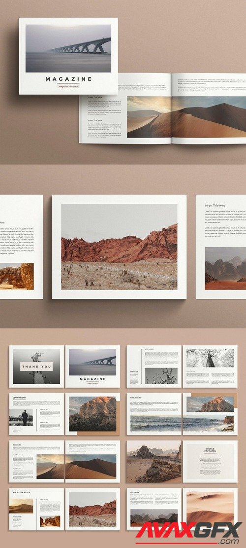 AdobeStock - Magazine Layout Landscape 512656729