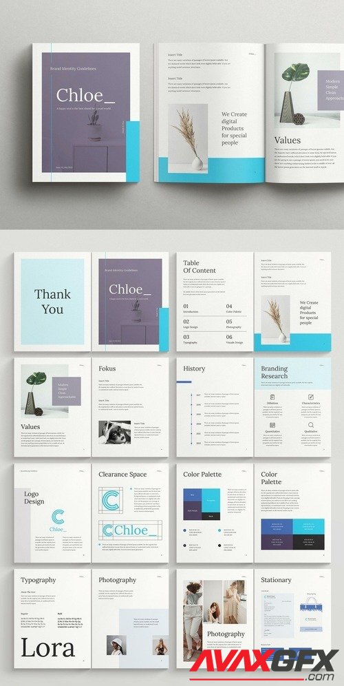 AdobeStock - Brand Guideline Layout 512656707