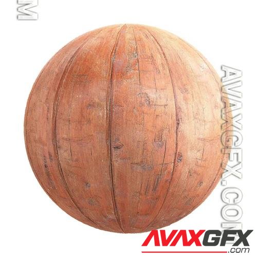 Rough Wooden Planks PBR Texture
