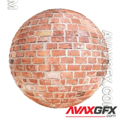 Red Brick Wall PBR Texture