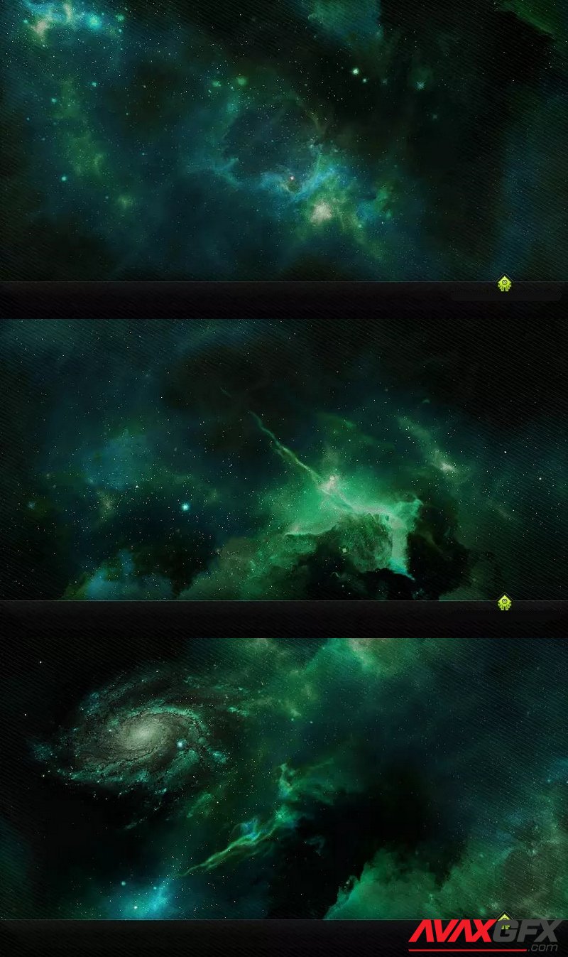 Skybox Green Nebula