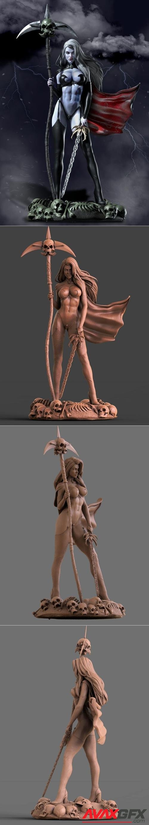 Ca 3d art - Lady Death Carlos Eduardo – 3D Print