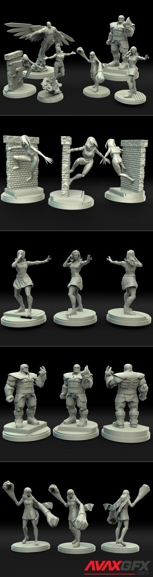 Legion Miniatures Pack 01 – 3D Print