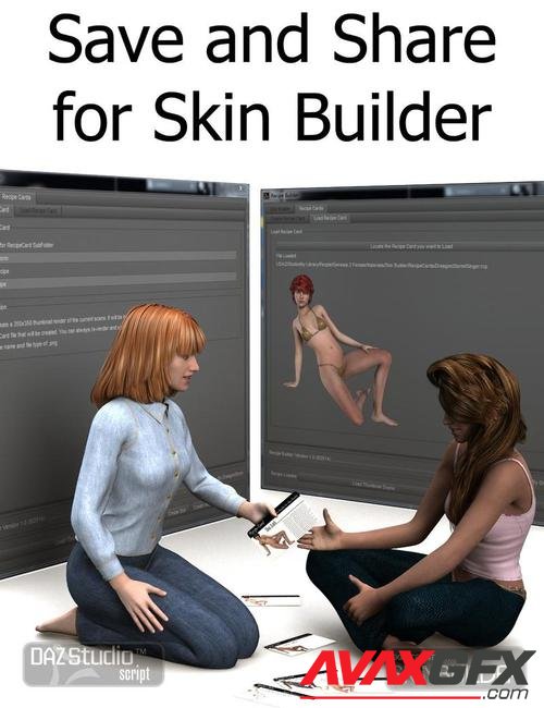 Save and Share for Skin Builder