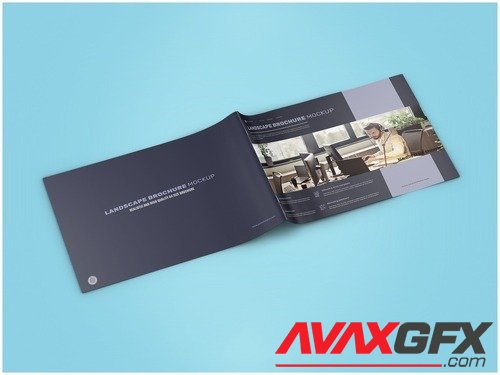 AdobeStock - Landscape Brochure Cover and Back Cover View 538215569