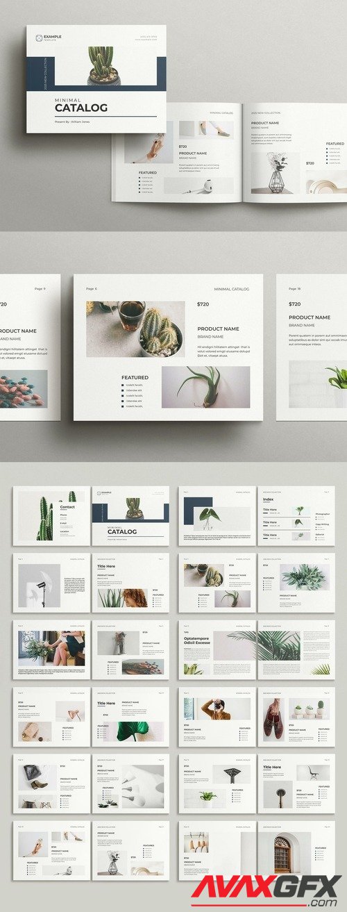 AdobeStock - Minimal Catalog Layout Landsape 512656755