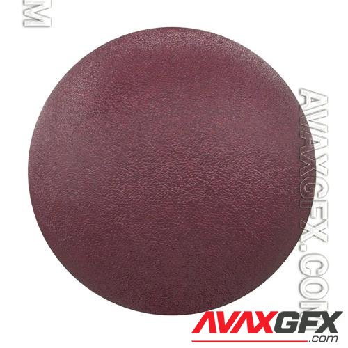 Purple Leather PBR Texture 3D