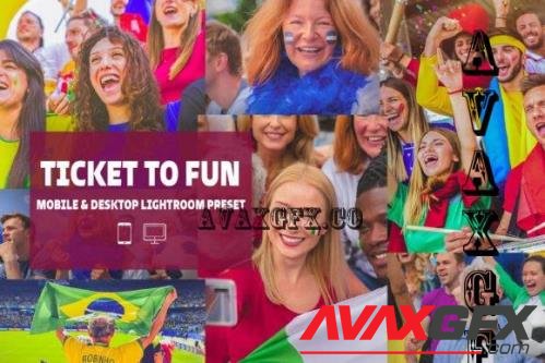 12 Ticket To Fun Mobile & Desktop Lightroom Presets, World - 2321044