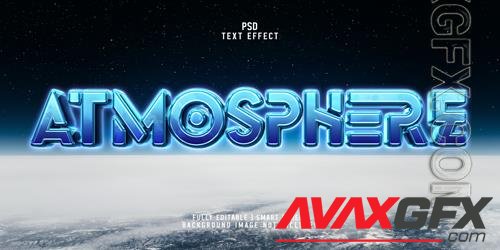 Atmosphere 3d scifi text effect style template