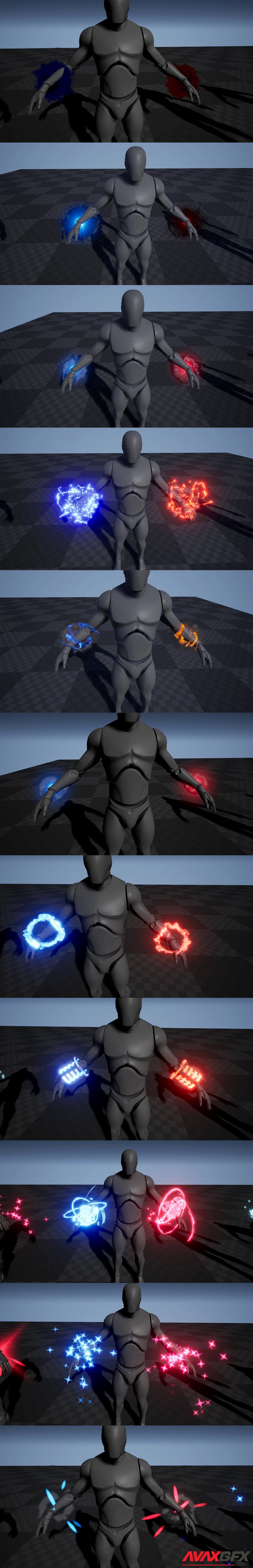 Wrist Aura VFX Pack