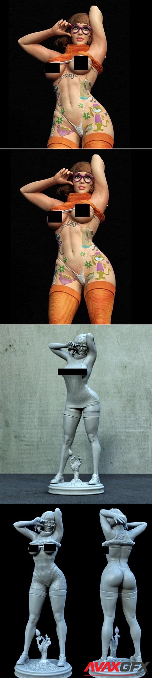 Sexy Tatted Velma and NSFW Version – 3D Print