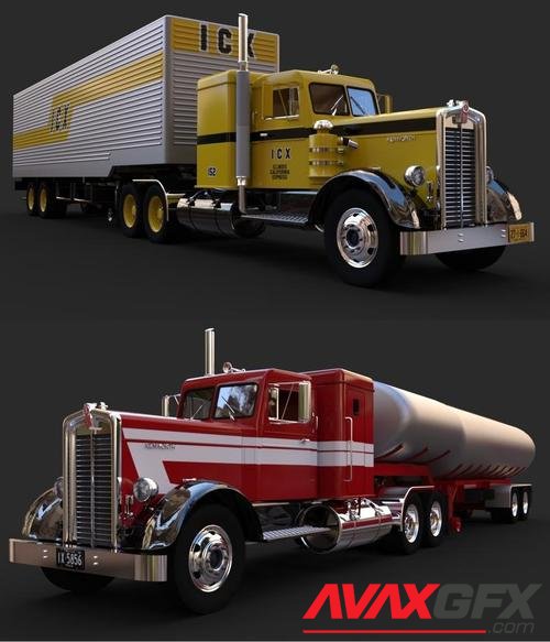 KENWORTH 1948 BUNDLE for DAZ Studio