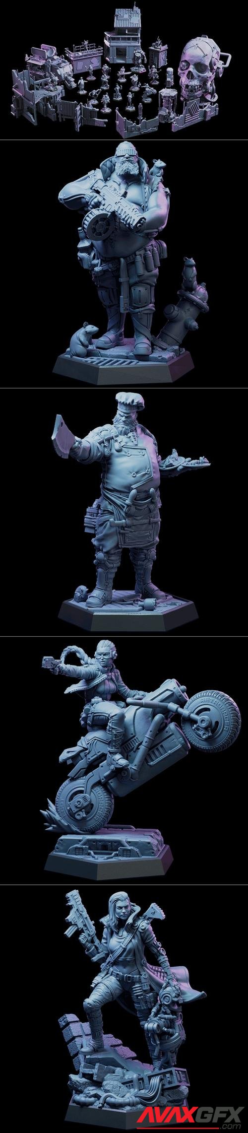 Loot Studio Sci-Fi - Undercity Exiles November 2022 – 3D Print