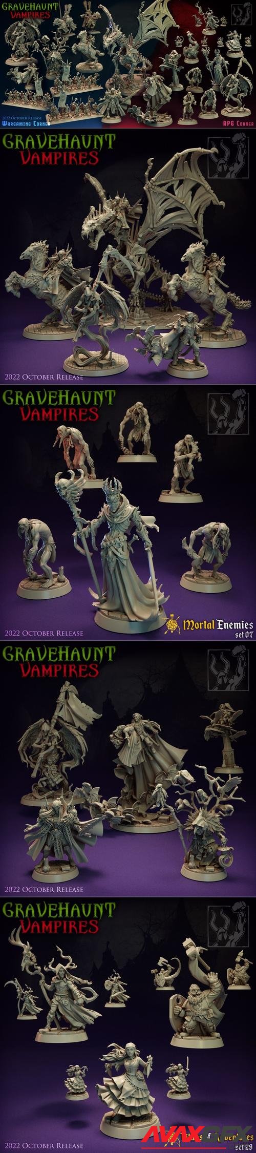 Titan Forge - Gravehaunt Vampires October 2022 – 3D Print