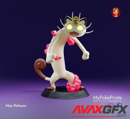 MyPokePrints - Meowth VMAX – 3D Print