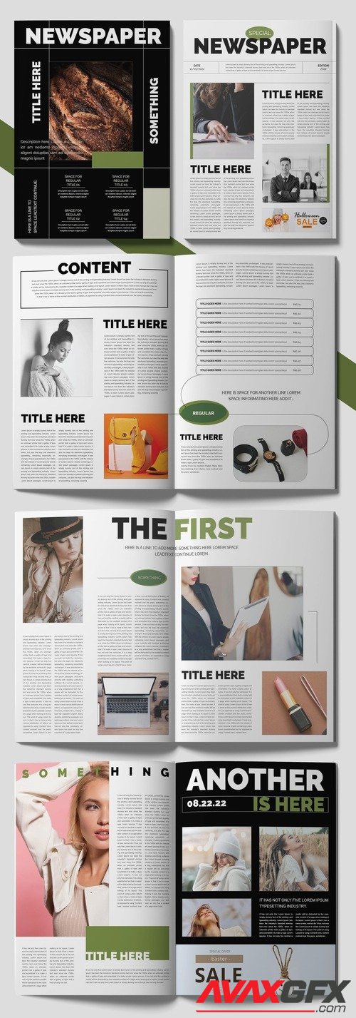 AdobeStock - Classy Newspaper Template 541050022