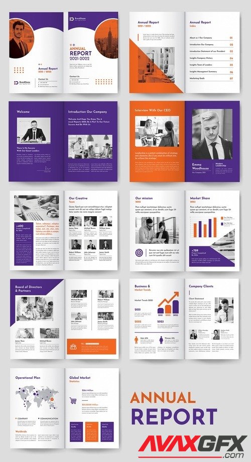 AdobeStock - Annual Report Layout 541048954