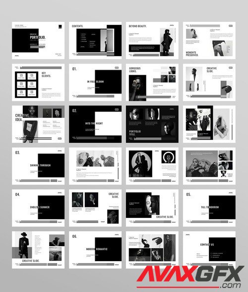 AdobeStock - Portfolio Template Landscape 539283705