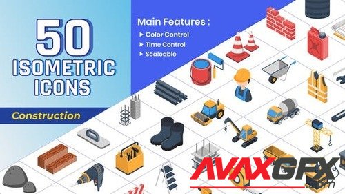 Isometric Icons - Construction 41972841