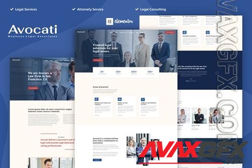 ThemeForest - Avocati - Law Firm & Attorney Elementor Template Kit/41980368